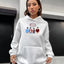 Sudadera Morat| Blanco| Personajes dibujo