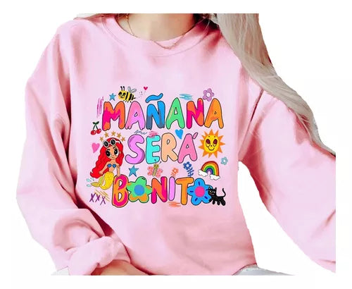 Sudadera Carol G | Rosado | Mañana Será Bonito