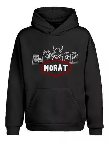 Sudadera Morat | Negro | Banda animado Siliueta