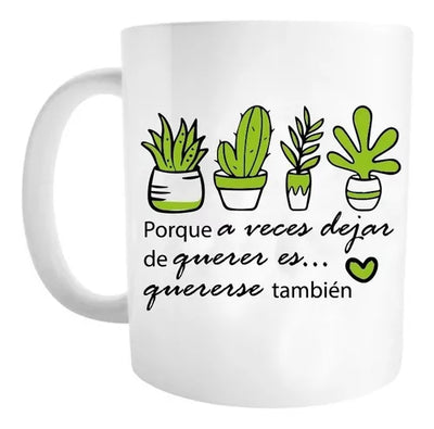 Taza personalizada | Morat | Porque a veces dejar de querer es quererse también