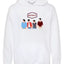 Sudadera Morat| Blanco| Personajes dibujo