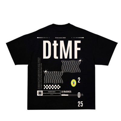 Playera  Negra |Bad Bunny | DTMF