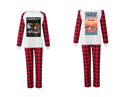 Pijama de Morat | Rojo | cuadros | Manga Larga | Collaje