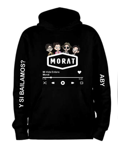 Sudadera Morat| Negro | Mi vida entera | Aby