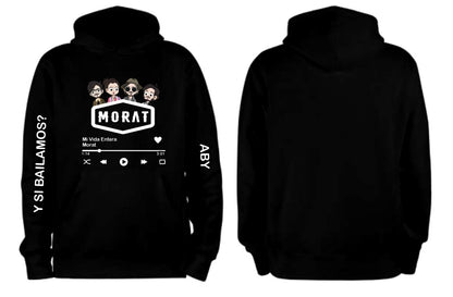 Sudadera Morat| Negro | Mi vida entera | Aby