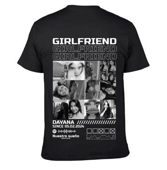 Playera negra| Girlfriend | Dayana