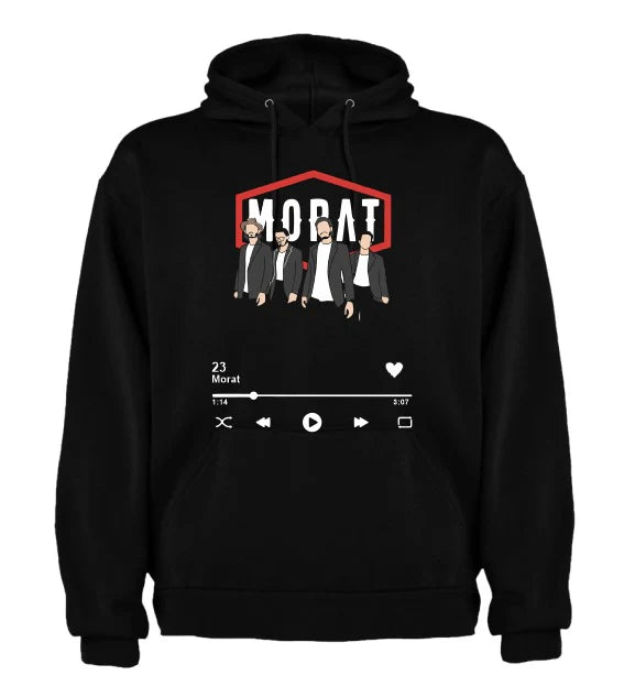 Sudadera | Negra | Morat | Morat Spotify | 23