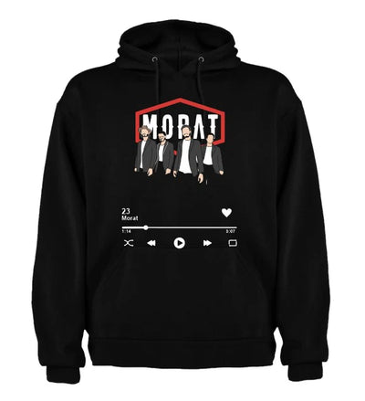 Sudadera | Negra | Morat | Morat Spotify | 23