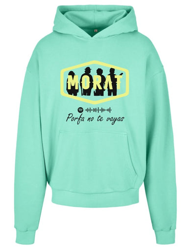 Sudadera Morat | Flurecente | Brilla en la obscuridad | Verde menta | Porfa No Te Vayas
