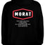 Sudadera Morat | Negro | Porfa No Te Vayas | Diseño Cliente Manuel