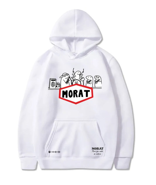 Sudadera Morat | Blanco | Banda animado