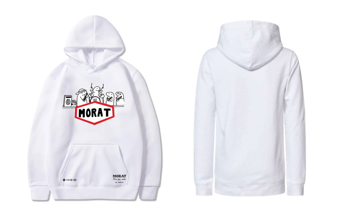 Sudadera Morat | Blanco | Banda animado