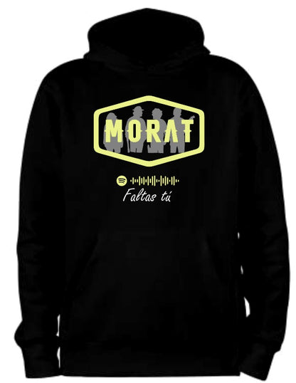 Sudadera Morat | Flurecente | Brilla en la obscuridad | Negro | Faltas tú