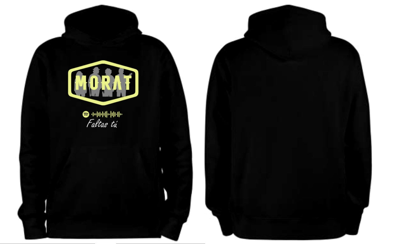 Sudadera Morat | Flurecente | Brilla en la obscuridad | Negro | Faltas tú