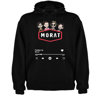 Sudadera Morat | Negro | Faltas Tú