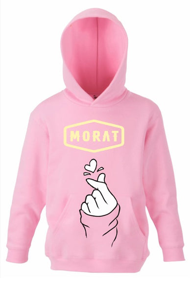 Sudadera Morat | Fluorescente | Brilla en la obscuridad | Rosado | Siempre llego tarde