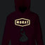 Sudadera Morat | Fluorescente | Brilla en la obscuridad | Rosado | Siempre llego tarde