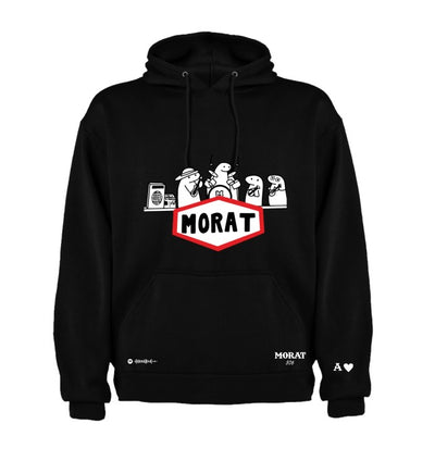 Sudadera Morat | Negro | MORAT | Diseño Cliente A | 506