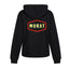 Sudadera Morat | Fluorecente | Brilla en la obscuridad ambos lados | Negro | Besos en guerra