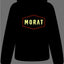 Sudadera Morat | Fluorecente | Brilla en la obscuridad ambos lados | Negro | Besos en guerra