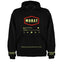 Sudadera Morat | Fluorecente | Brilla en la obscuridad ambos lados | Negro | Besos en guerra