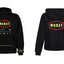 Sudadera Morat | Fluorecente | Brilla en la obscuridad ambos lados | Negro | Besos en guerra