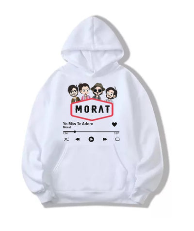 Sudadera Morat Blanco | Morat Spotify | Yo Más Te Adoro