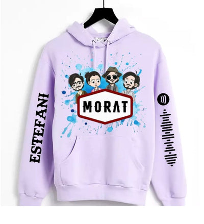 Conjunto | Sudadera Pants | Color Lila | Morat | Código de Spotify antes de los 20