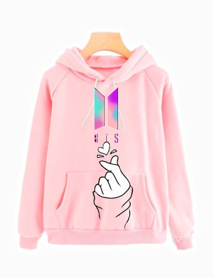 Bts Sweatshirts Pink Bts Love Yourself Sweatshirt Pink Top