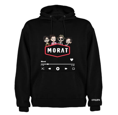 Conjunto | Sudadera Pants | Color Negro | Morat