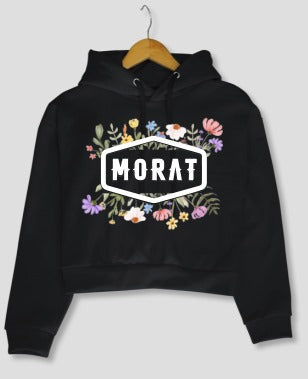 Sudadera tipo Crop Top | Morat | Sabiendo que tus besos matan moriré de amor