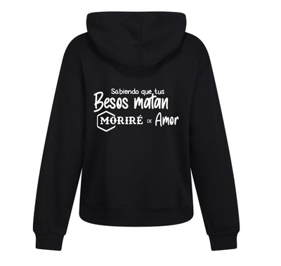 Sudadera Morat | Negros | Sabiendo que tus besos matan