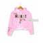 Sudadera Tipo Crop Top | Morat | Rosado | Planetas