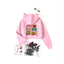 Sudadera Tipo Crop Top | Morat | Rosado | Planetas