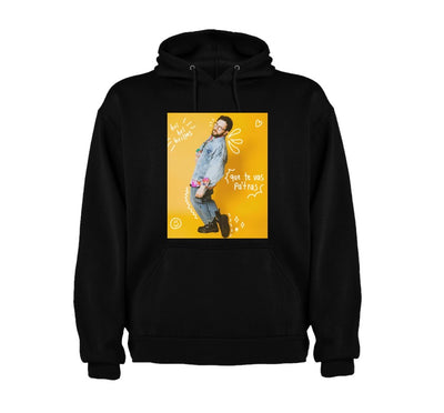 Sudadera Sabino | Negro | Yo quería hacer rock