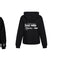 Conjunto | Sudadera Pants | Color Negro | Sabiendo que tus besos matan moriré de amor | Natali