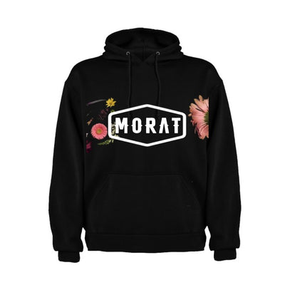 Sudadera Morat | Negro | Logo Morat | Y volveras a sentir Mariposas