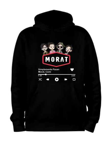 Sudadera Morat| Negro| Simplemente Pasan