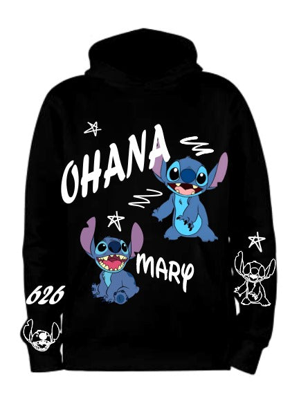 Sudadera negro | Stitch