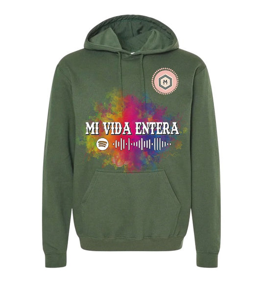 Conjunto Morat | Verde Musgo | Silueta flores