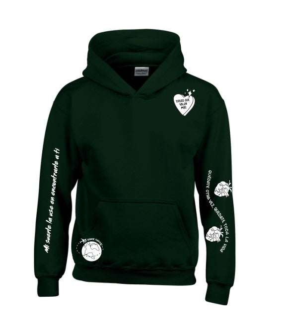 Sudadera Morat | Verde botella | Nunca al revés