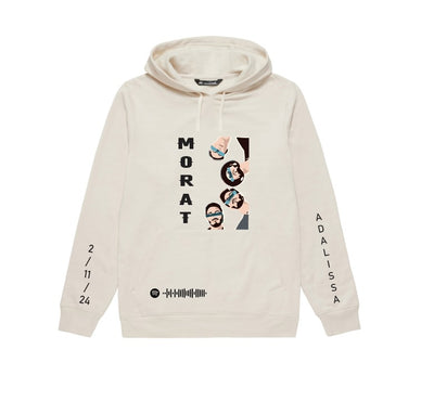 Sudadera beige | MORAT | Collaje | Gira los estadios ADQA