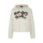 Sudadera Tipo Crop Top | Morat | Beige | Date la vuelta
