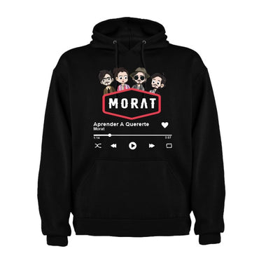 Sudadera Morat | Negro | MORAT | Aprender a quererte | Fluorescente