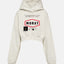 Sudadera Tipo Crop Top | Morat | Beige | Causa perdida