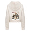 Sudadera Tipo Crop Top | Morat | Beige | Causa perdida