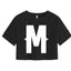 Playera Morat | Negra | Crop Top | M | Grupo