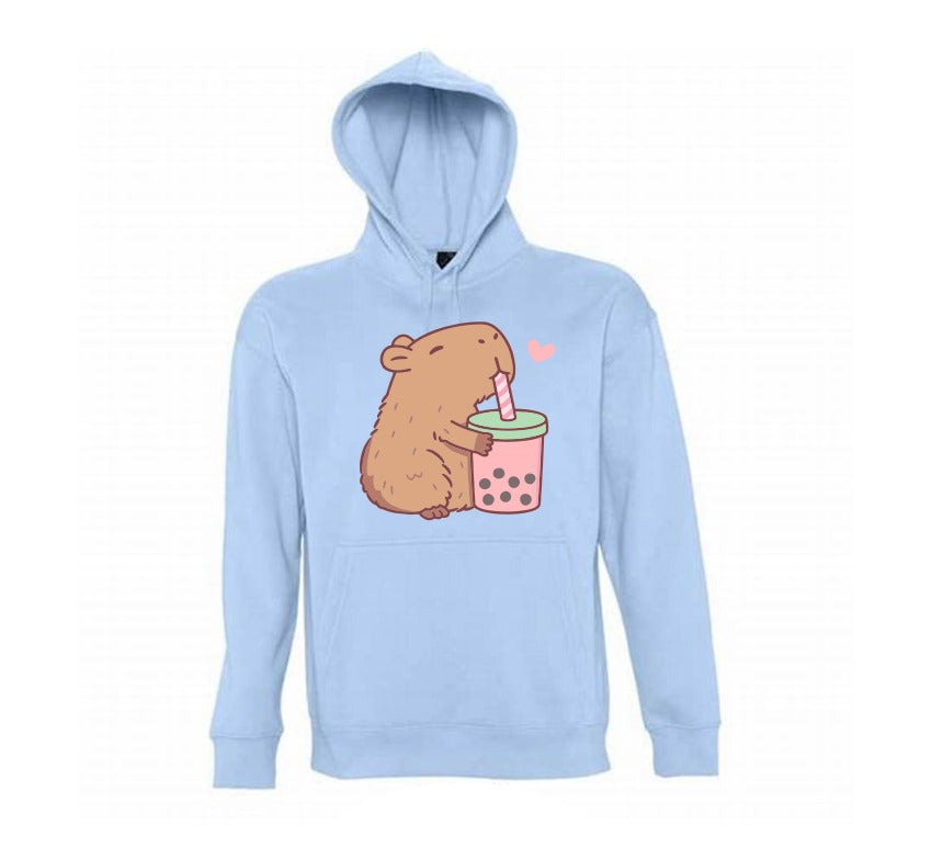 Sudadera Capybara| Celeste