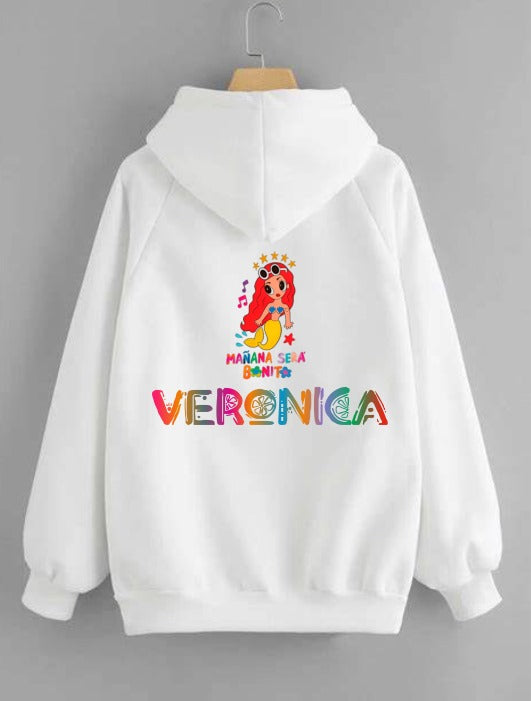 Sudadera Carol G | Blanco | Mañana Será Bonito | VERONICA