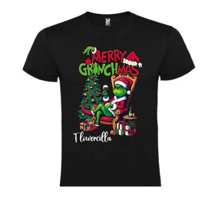 Playeras Personalizadas | Grinch | Flowercilla | Familiar